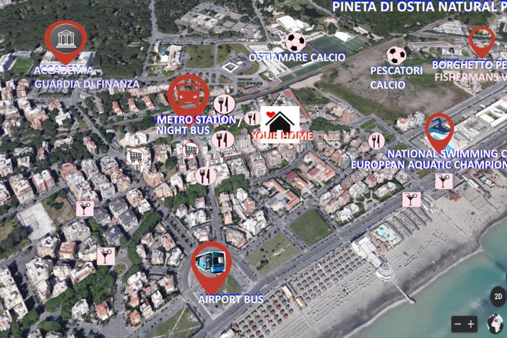 Sea Of Rome - Holiday Home ليدو دي أوستيا المظهر الخارجي الصورة